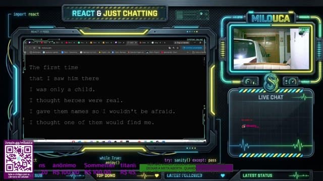 Milouca playing Just Chatting - Live Casino Stream