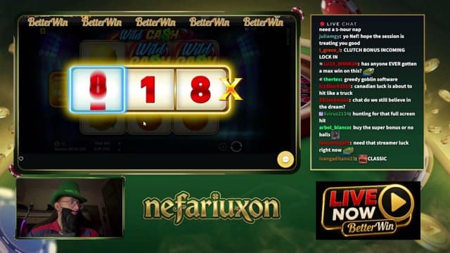Nefariuxon playing Slots - Live Casino Stream