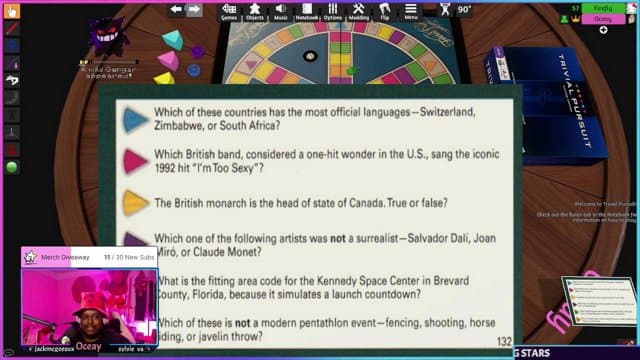 OceayVX playing Board Games - Live Casino Stream