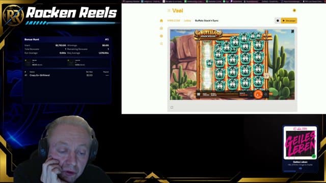 RockenReels playing Slots - Live Casino Stream