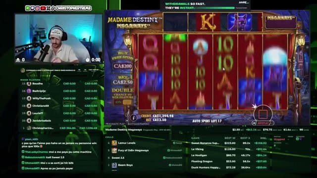 scottiefr playing Slots - Live Casino Stream