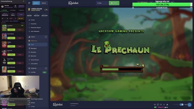 Stevedor playing Slots - Live Casino Stream