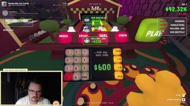 thewildexplorersgaming playing Gamble With Your Friends - Live Casino Stream