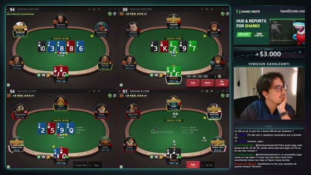 ViniciusCavalcanti playing Poker - Live Casino Stream