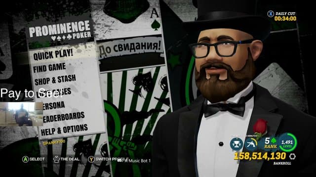 zsalvati playing Prominence Poker - Live Casino Stream