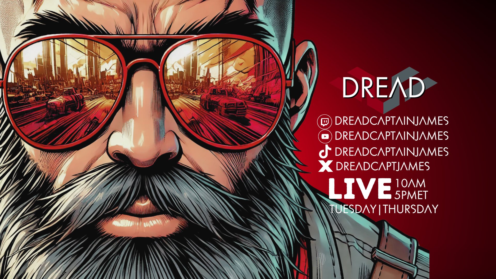 DreadCaptainJames Offline Background