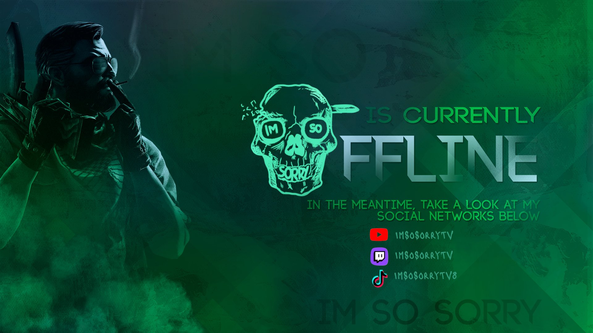ImSoSorryTV Offline Background