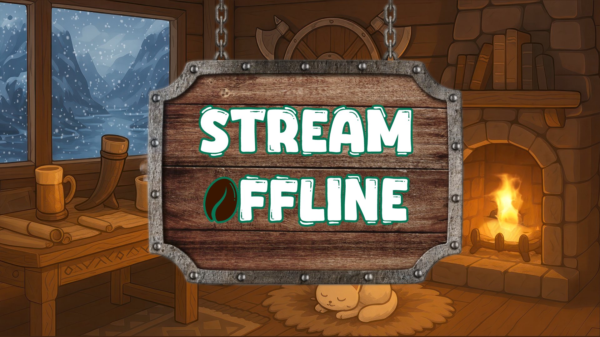 CaffinatedViking Offline Background
