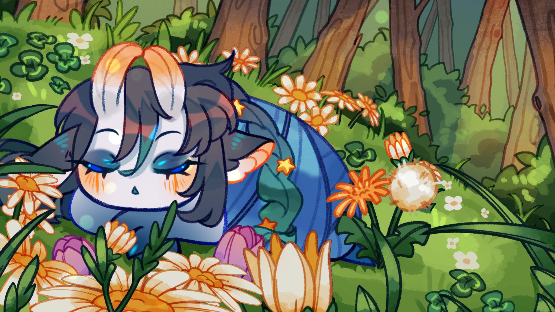 BubblyBlu Offline Background