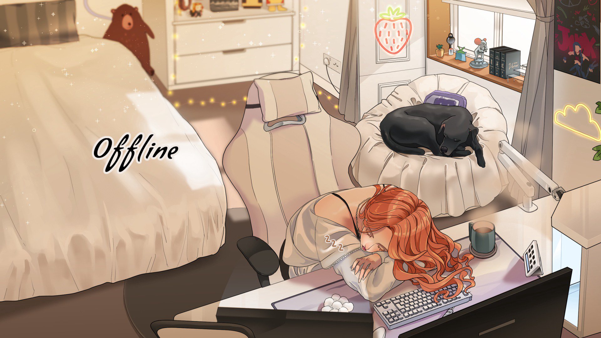 Strawbz Offline Background