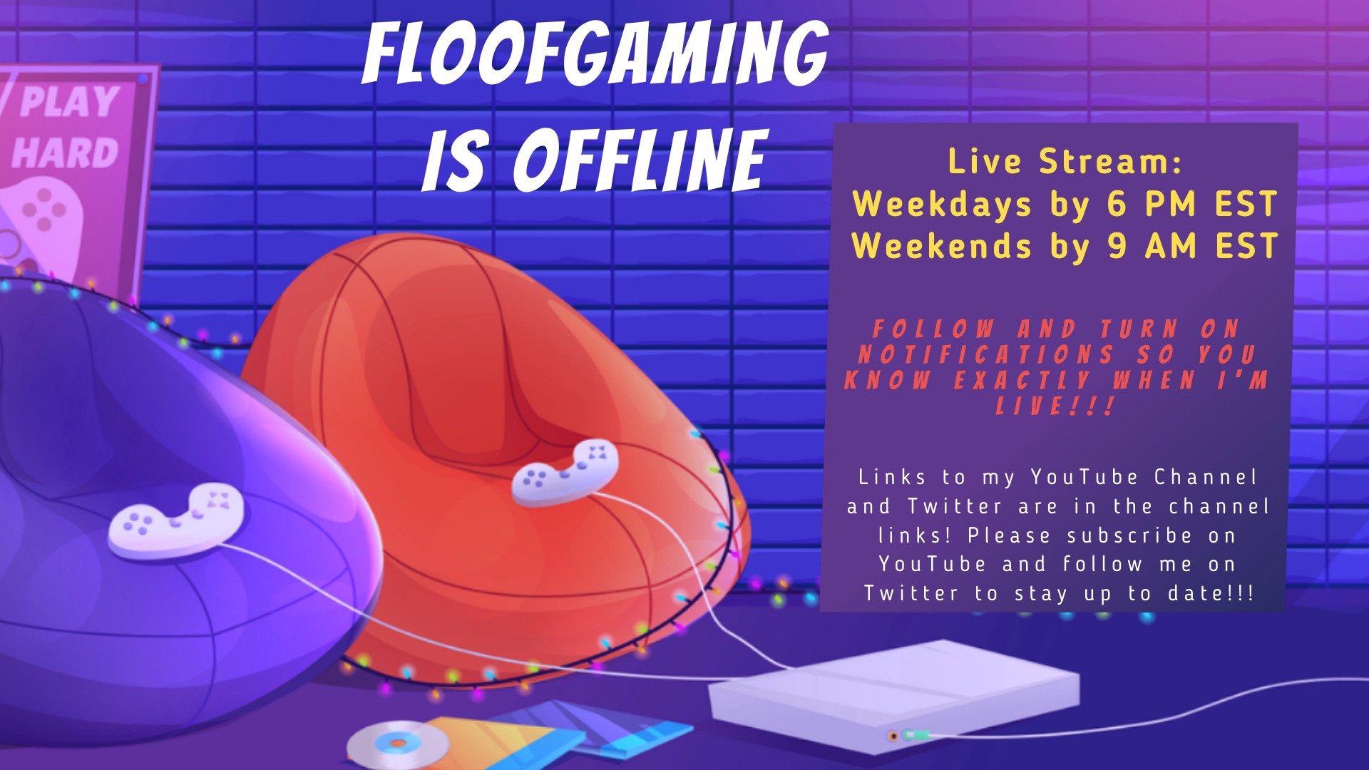 FloofGamingTV Offline Background