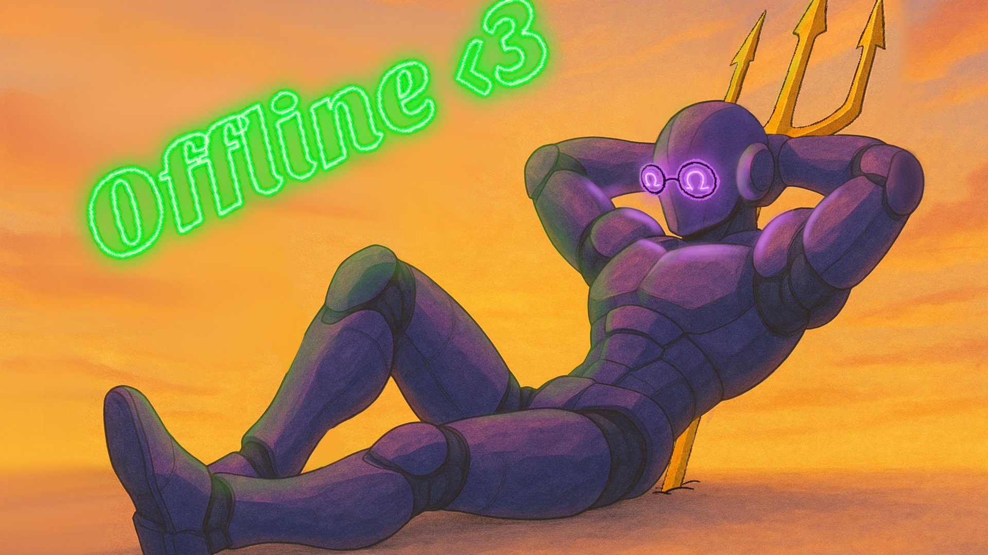 OmegaCowGames Offline Background
