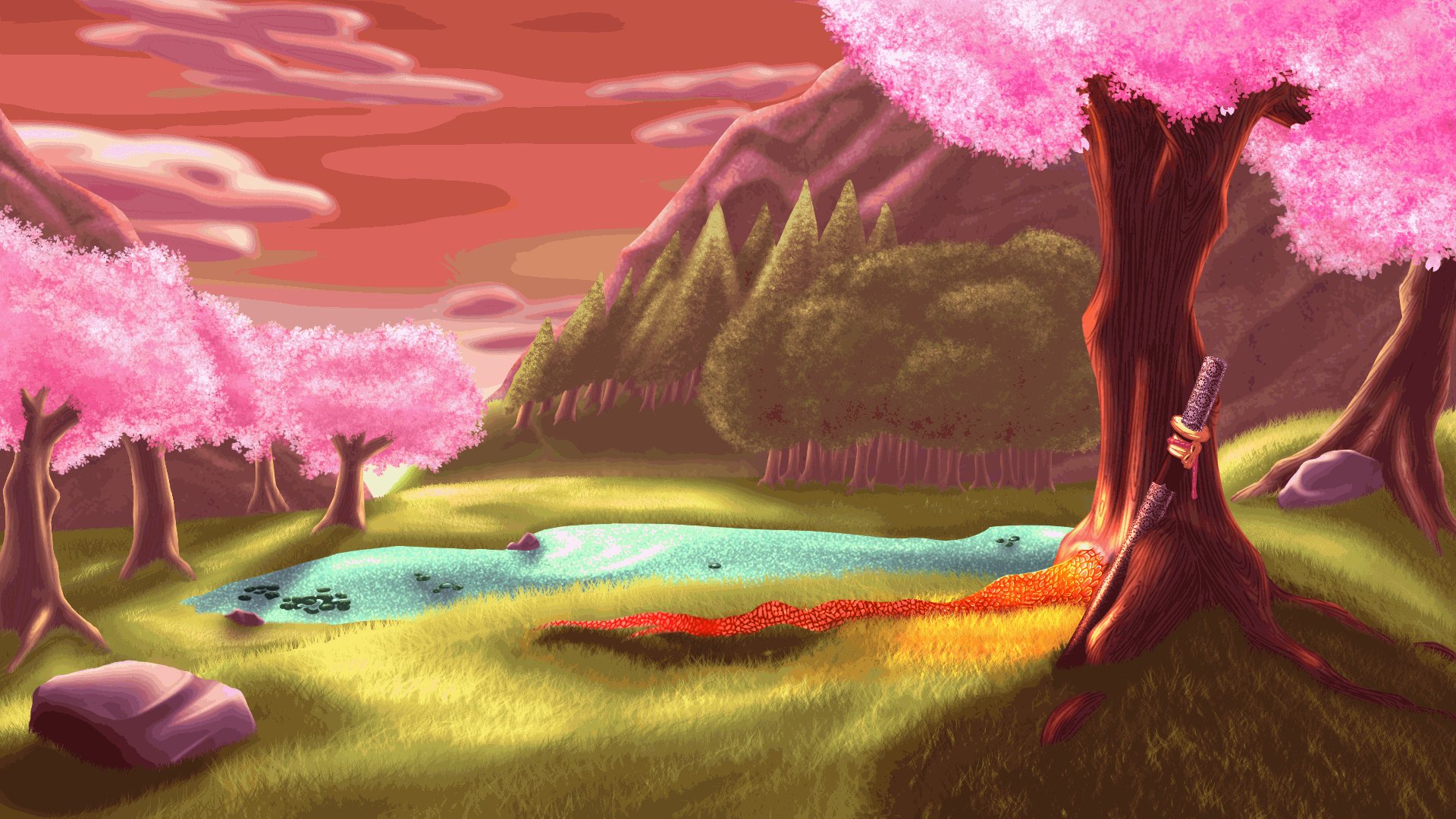 CinderHanami Offline Background