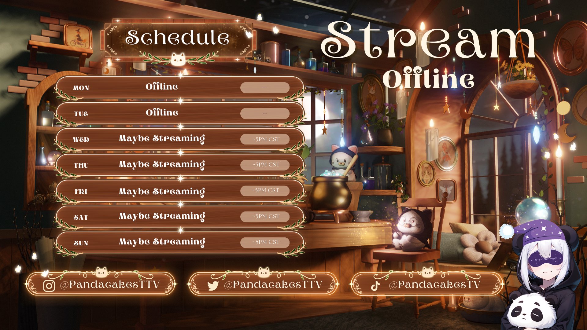 Pandaacakes Offline Background