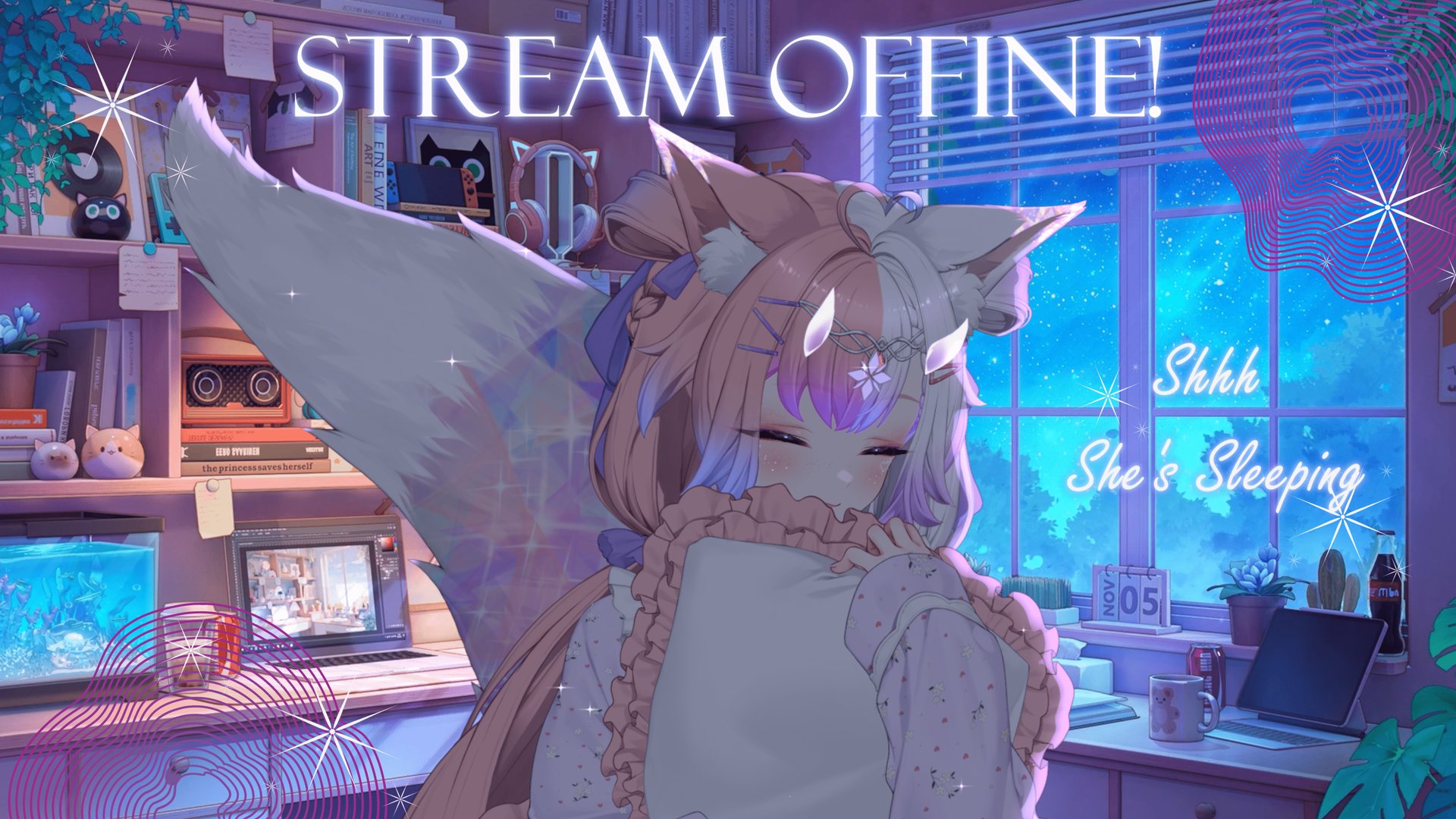 CrystalP3ach Offline Background