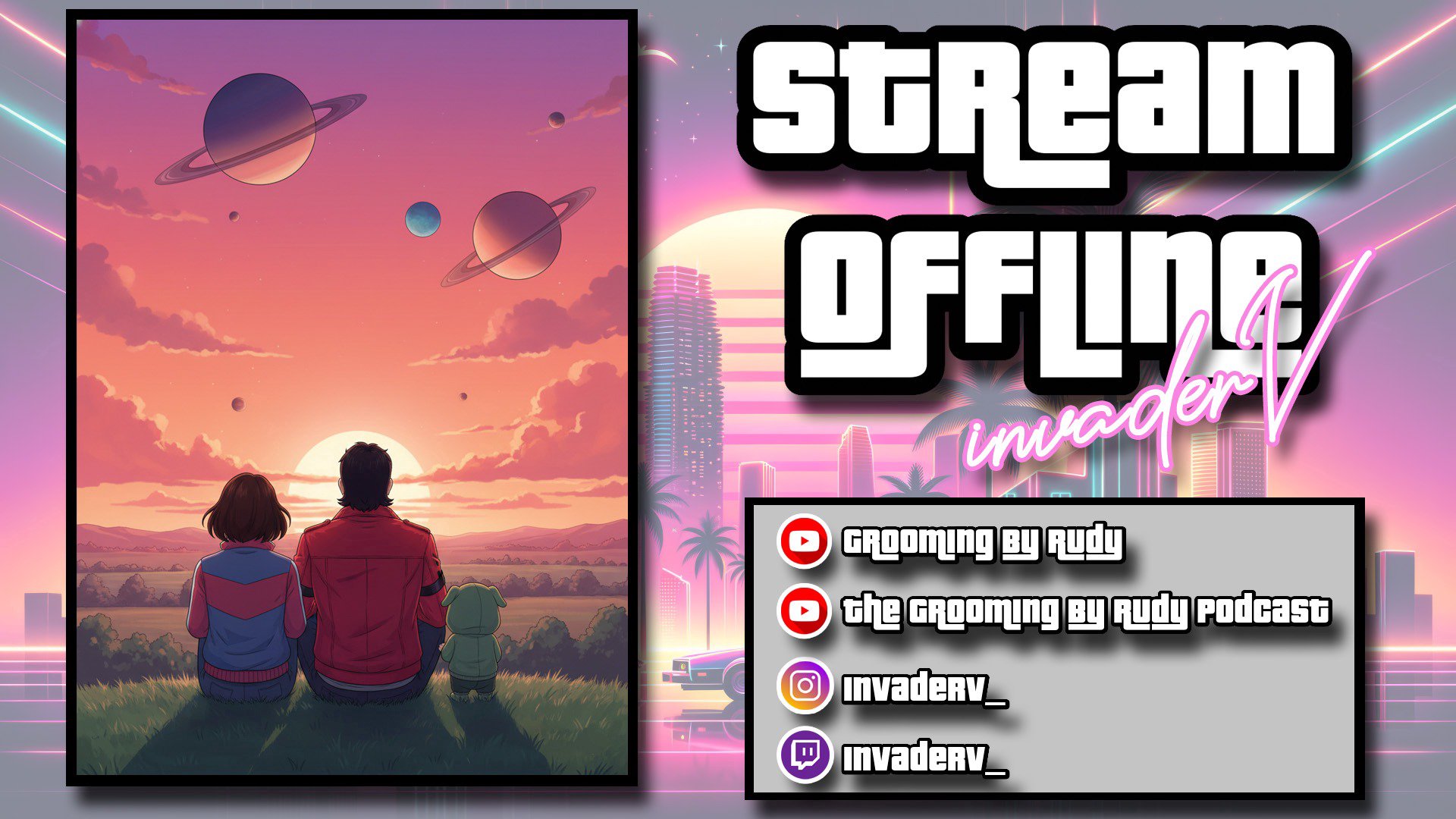 invaderV_ Offline Background