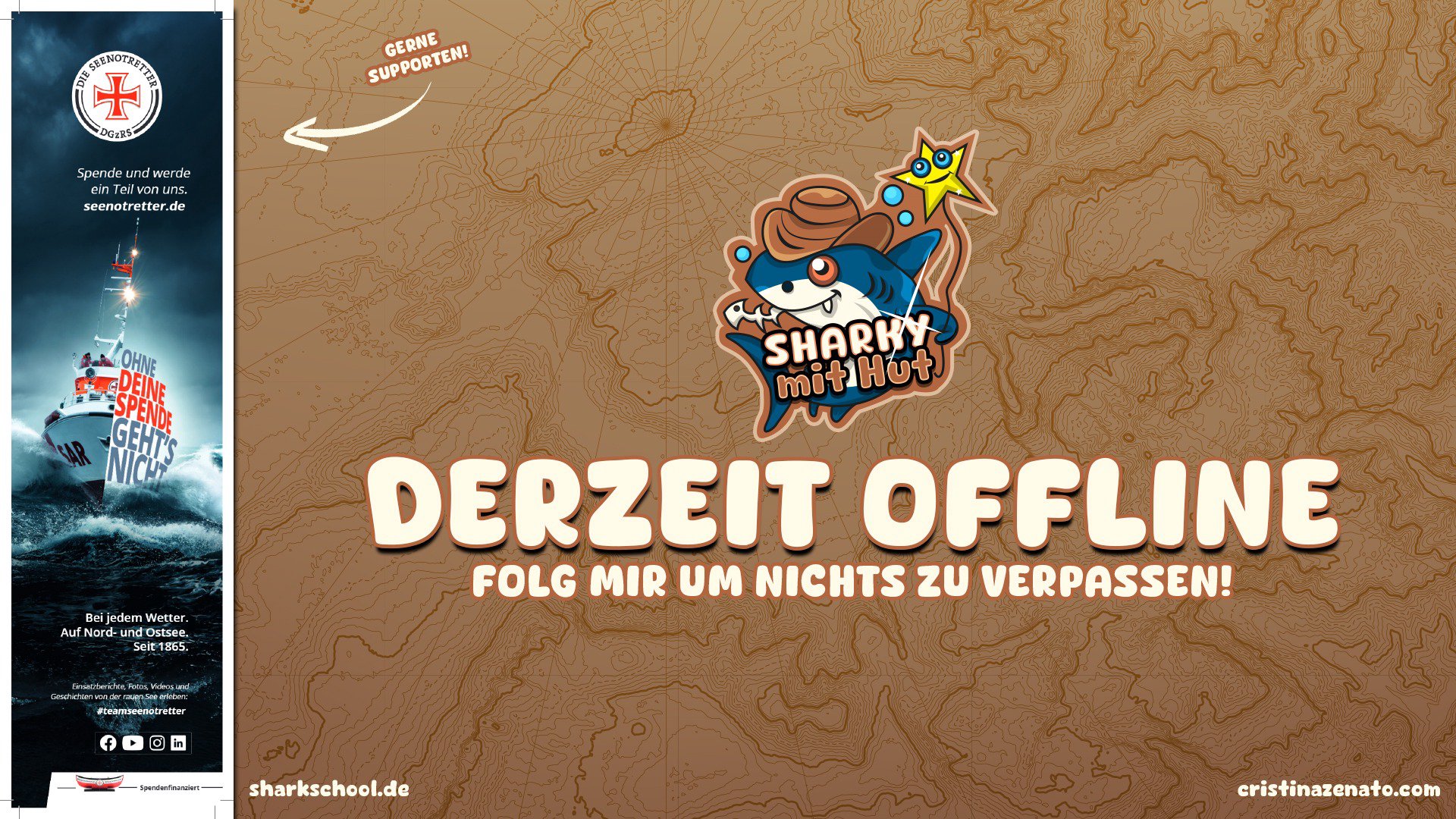 SharkyMitHut Offline Background