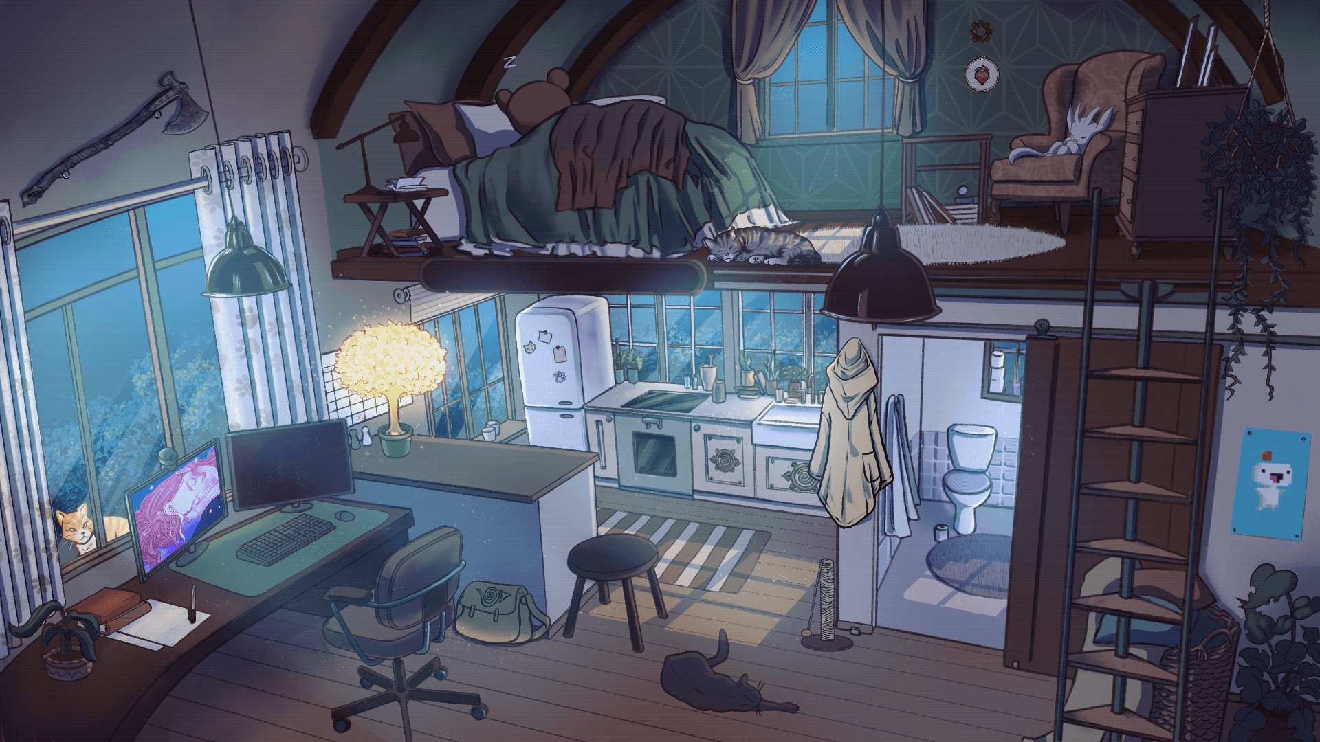 Pimouki Offline Background