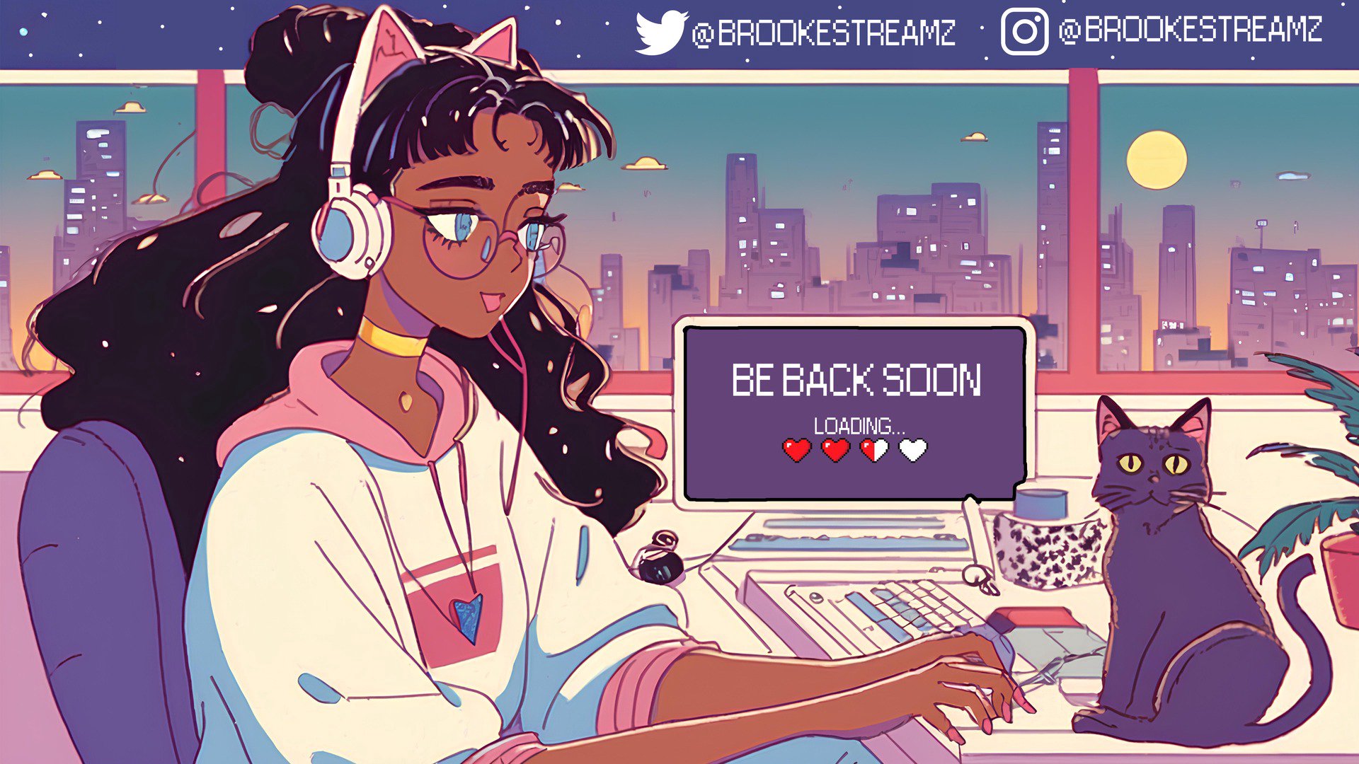 brookestreamz Offline Background