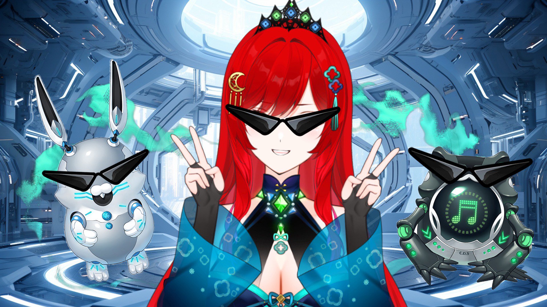 染月煙 Offline Background
