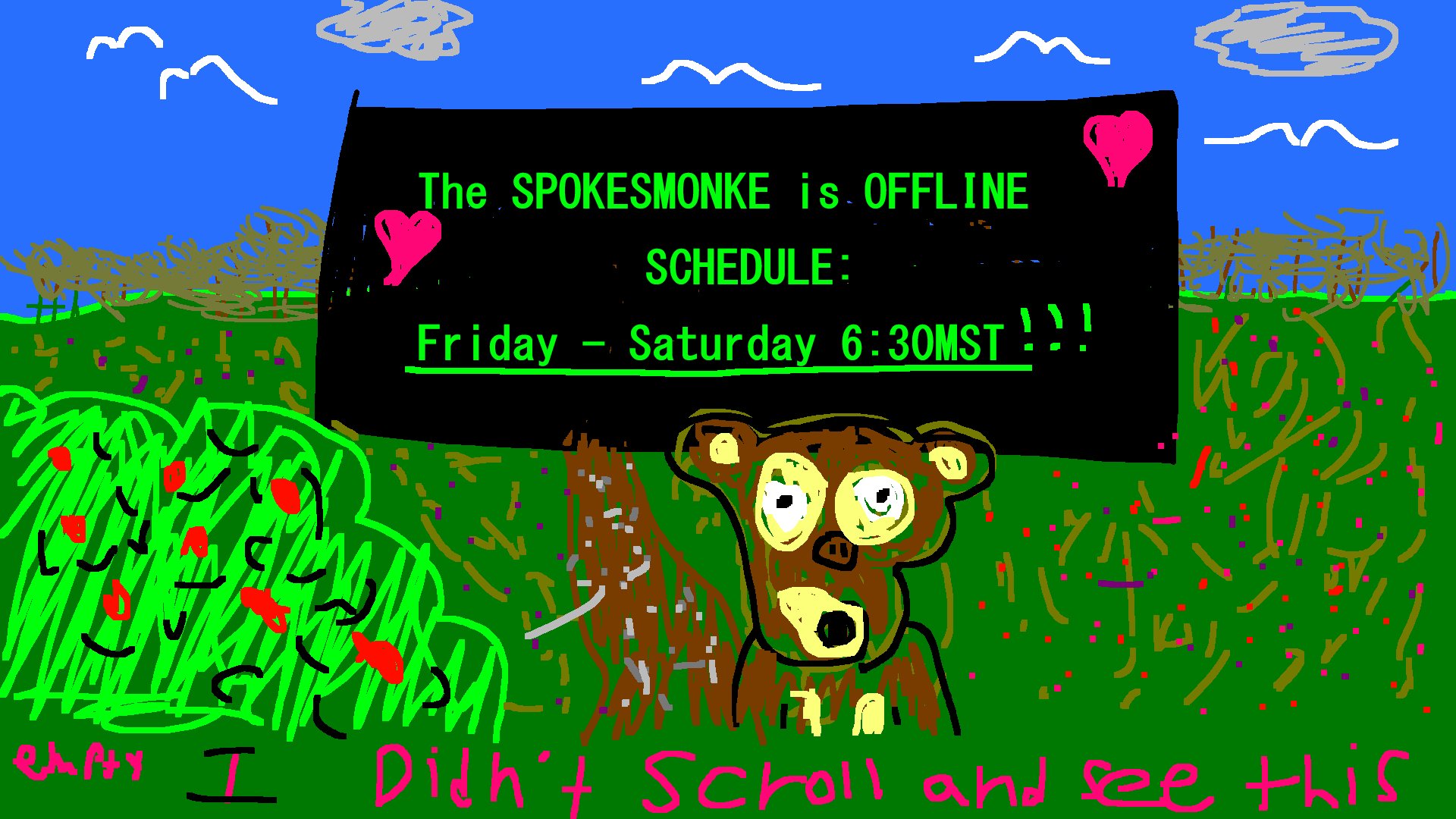 spokesmonke Offline Background