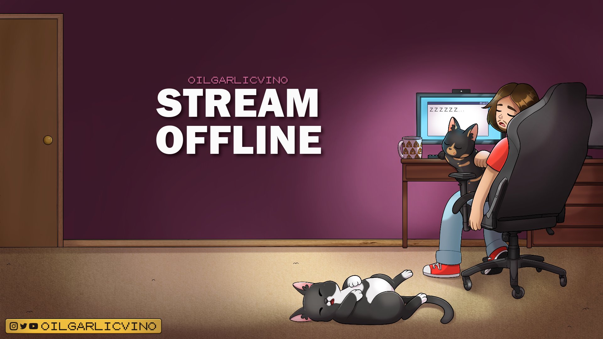 OilGarlicVino Offline Background
