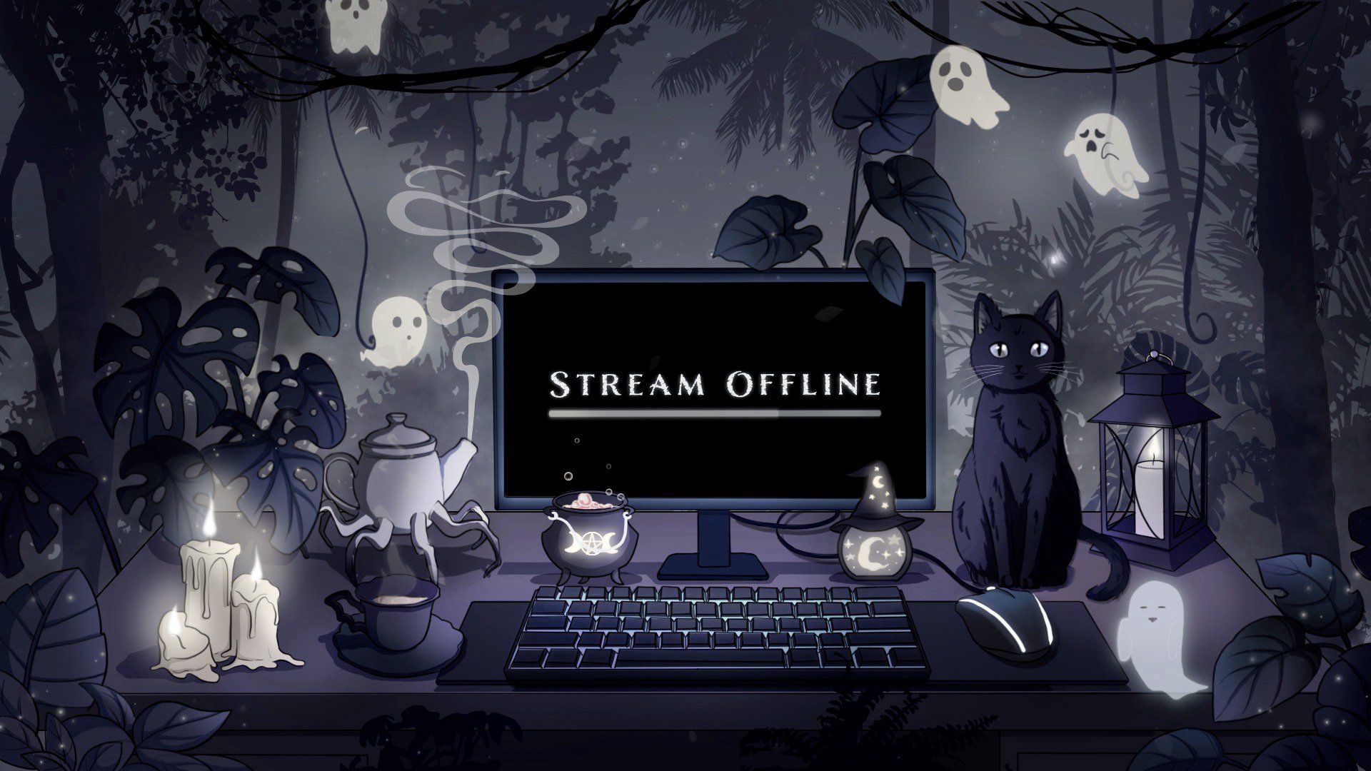 ghostgirIc Offline Background
