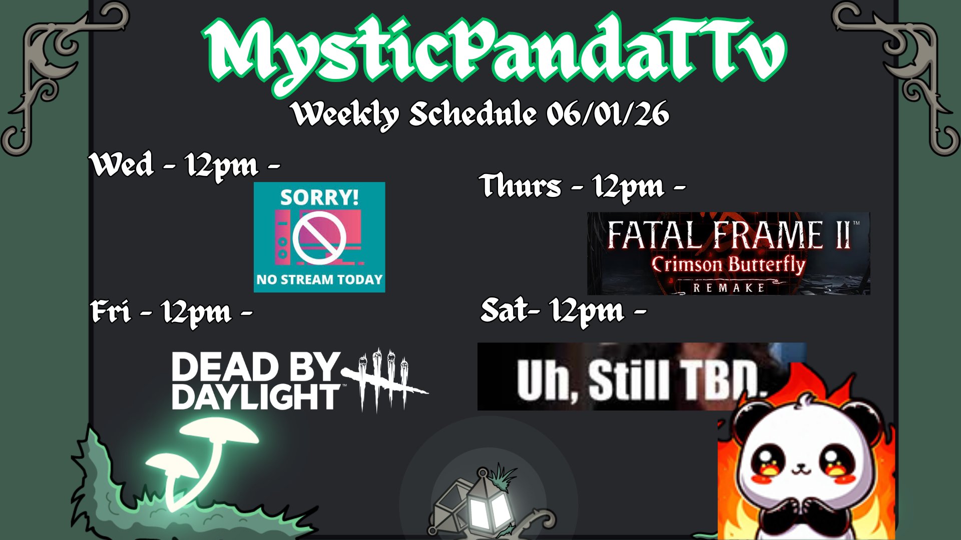 MysticPandaTTv Offline Background