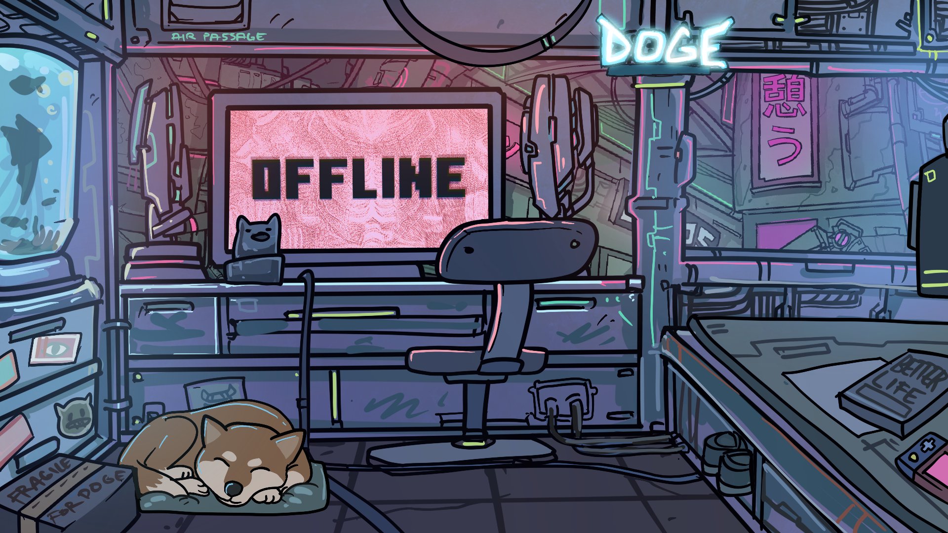 Doge Offline Background