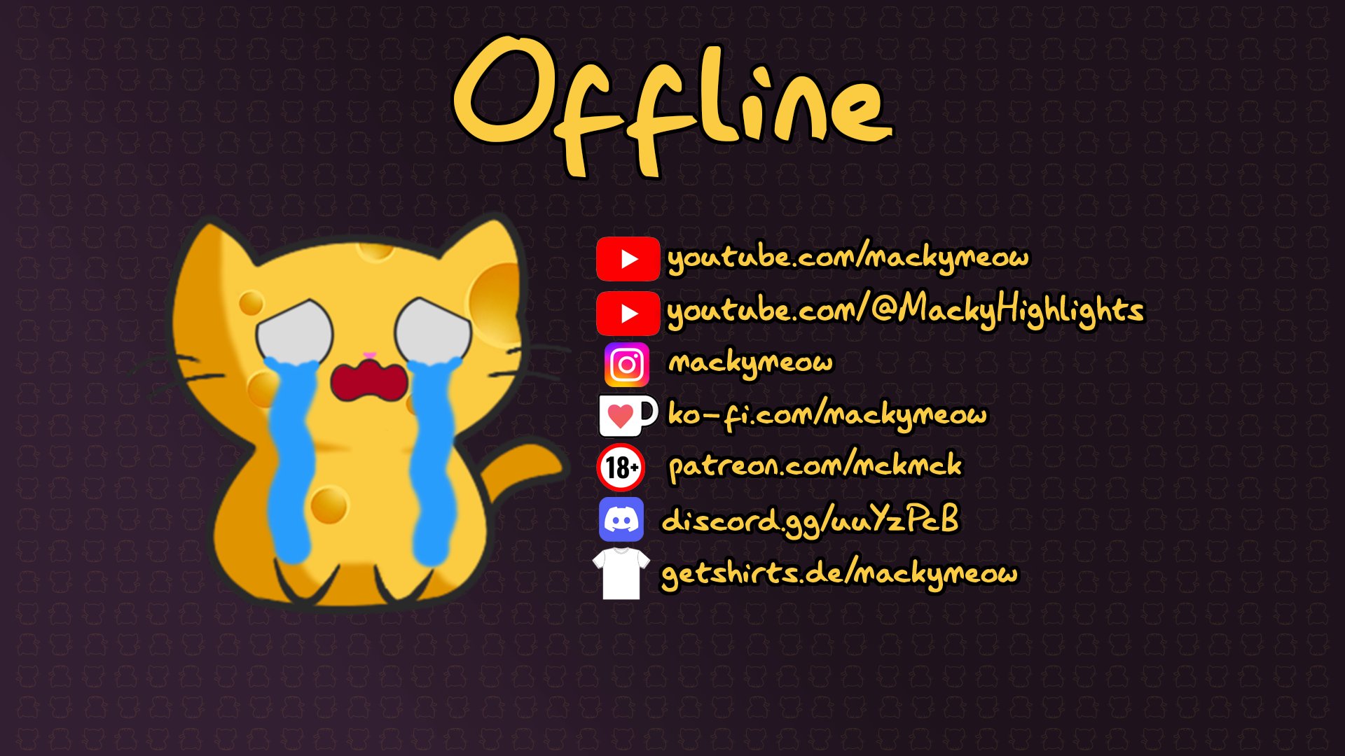 MissMackyMeow Offline Background