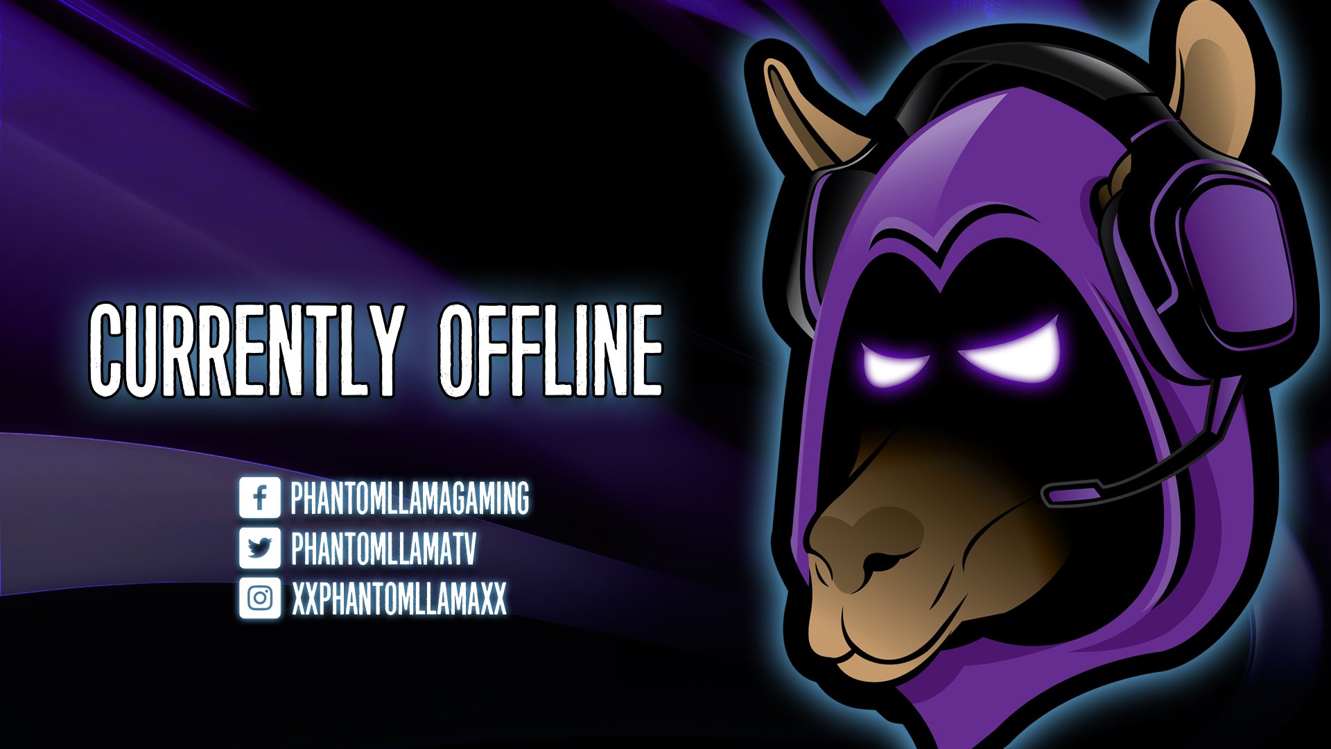 PhantomLlamaGaming Offline Background