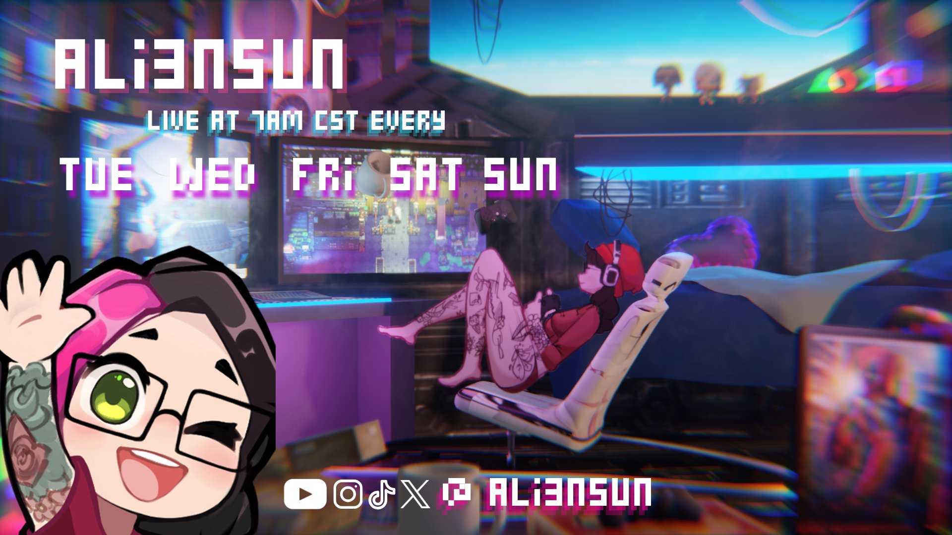 Ali3nSun Offline Background