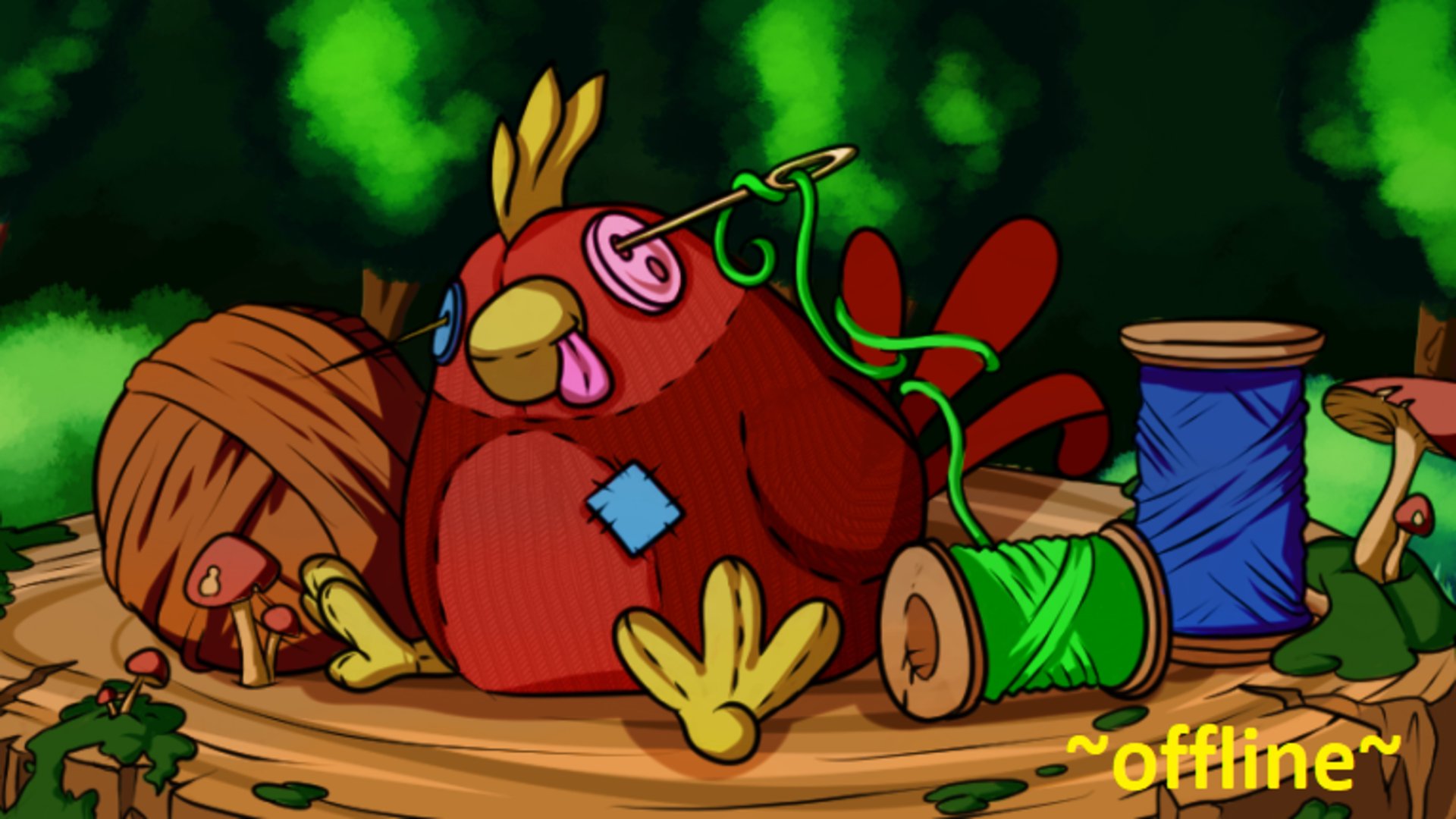 stitchybird Offline Background