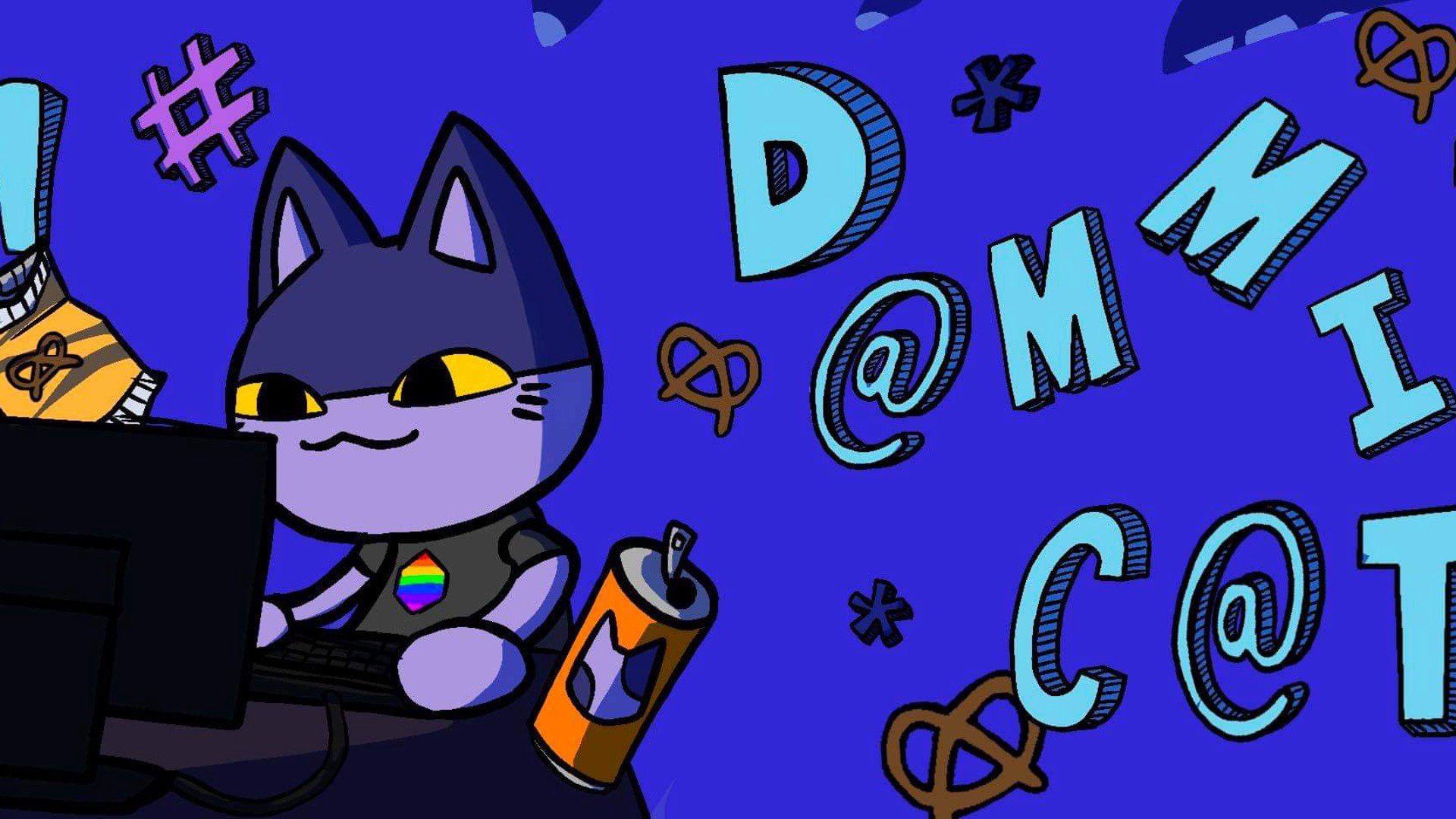 DammitCat Offline Background