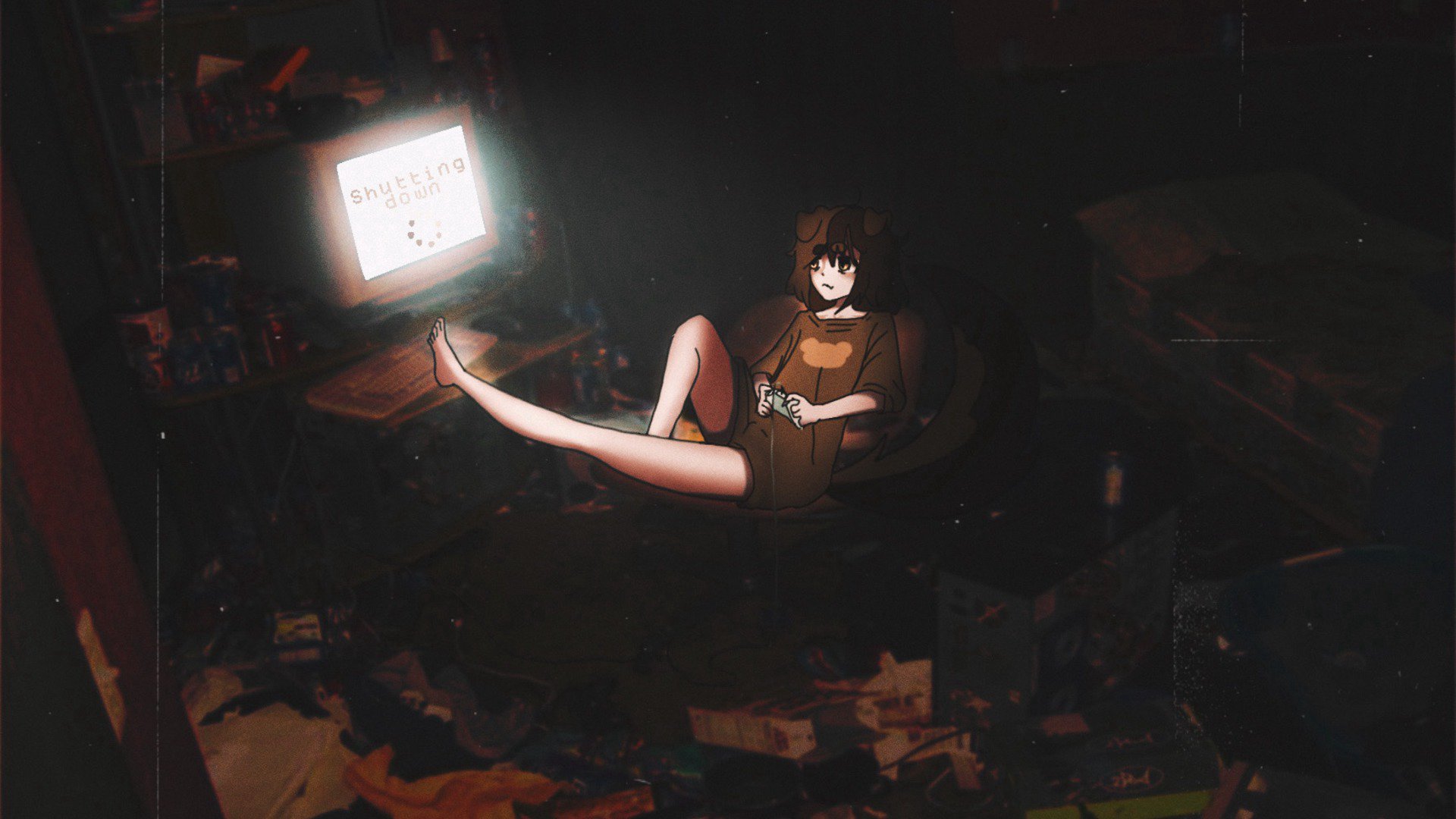 HaruTheDogVT Offline Background