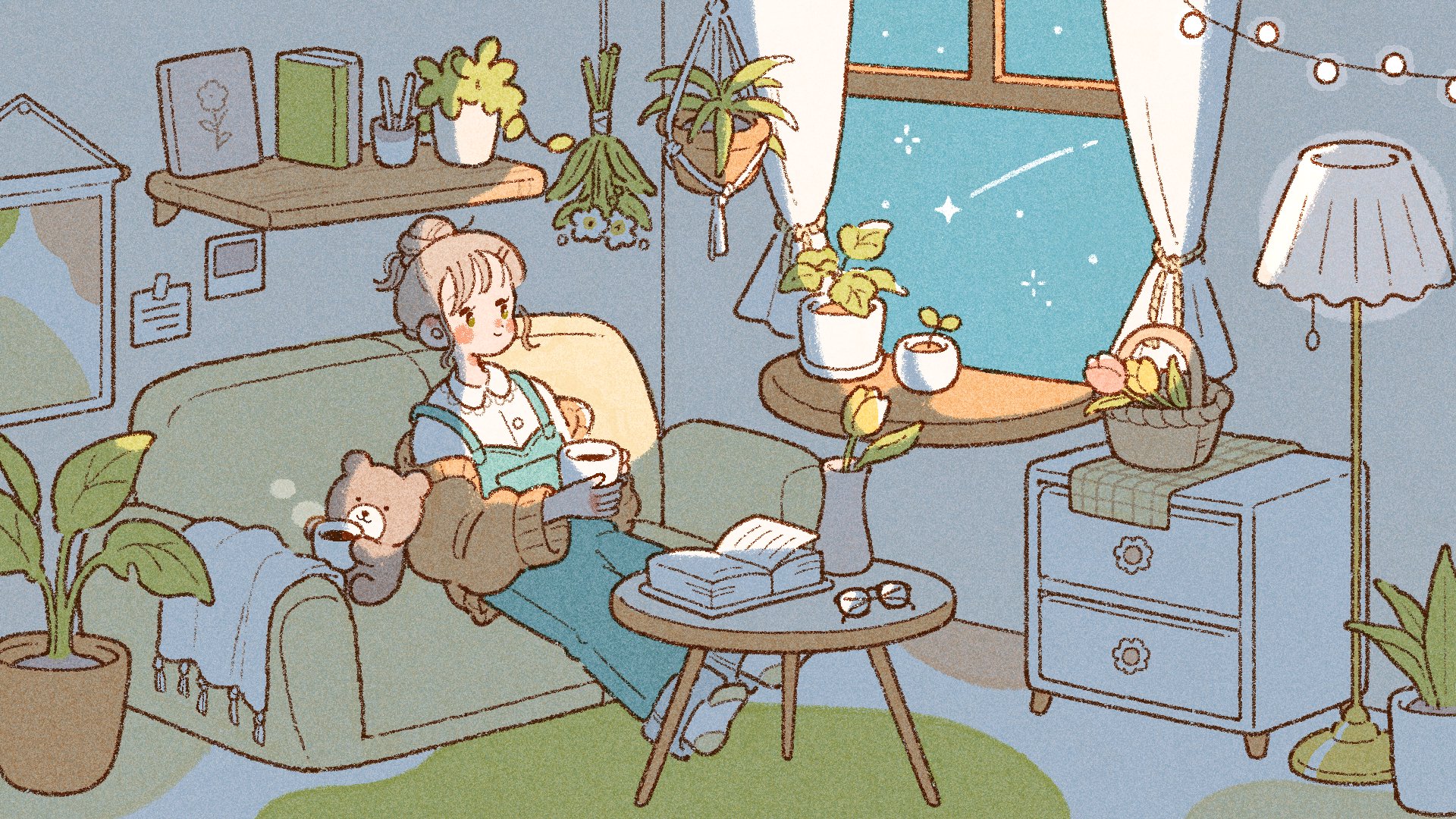 華__ Offline Background