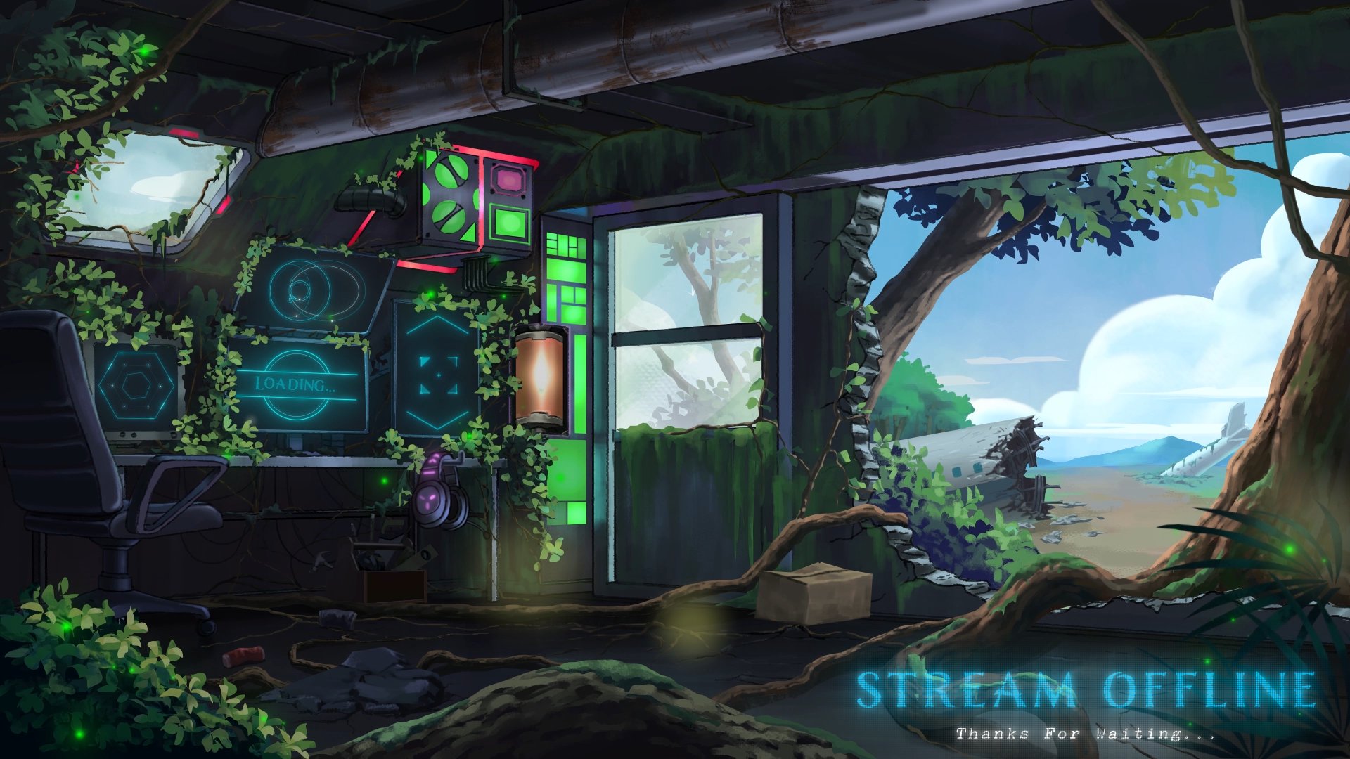 Kami_shiroi Offline Background
