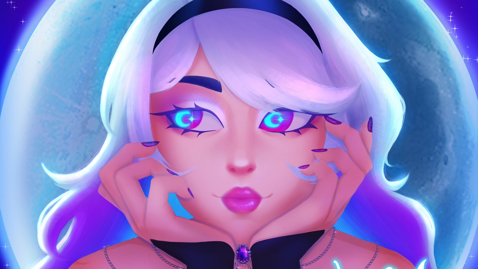 LunaLumic Offline Background
