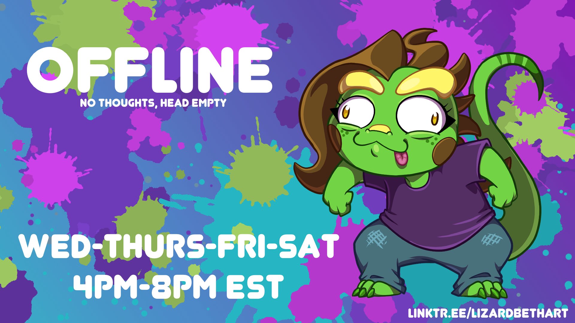 LizardbethArt Offline Background