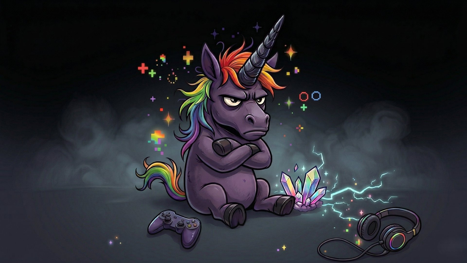 GrumpycornTV Offline Background