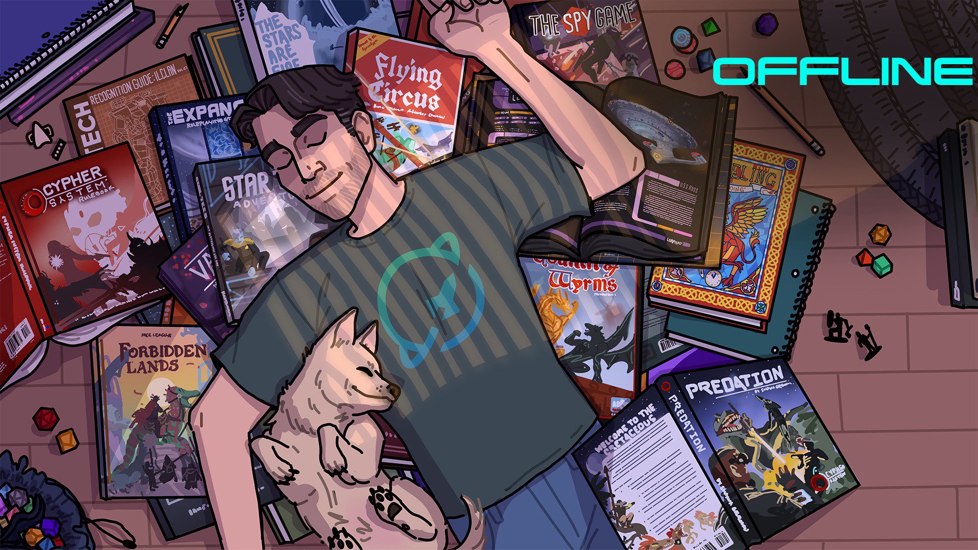 16bitEric Offline Background