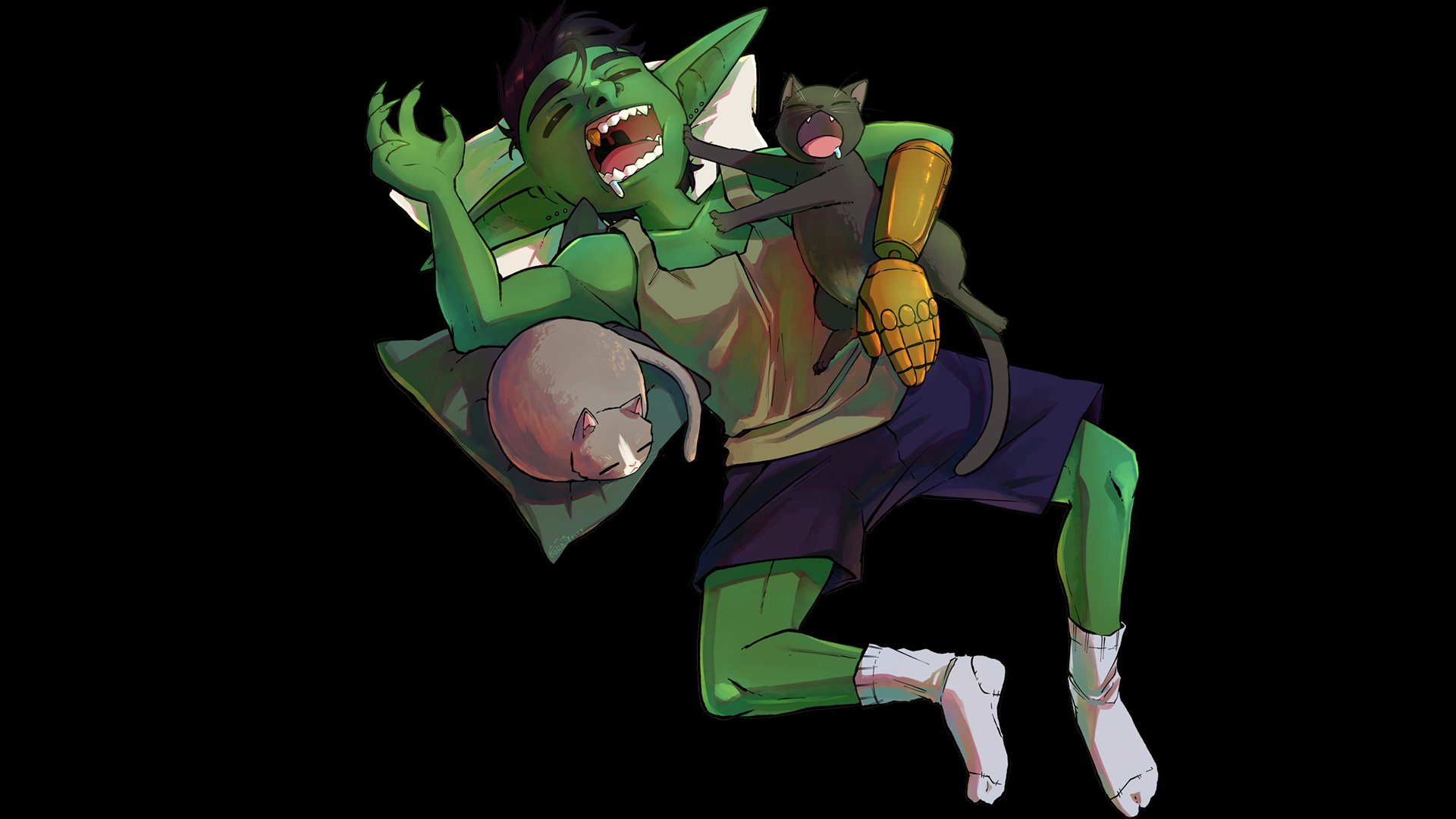 GazbangGoblin Offline Background