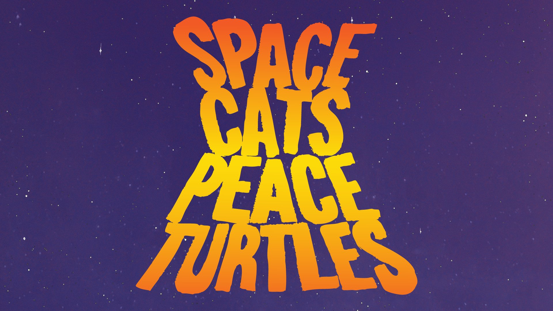 SpaceCatsPeaceTurtles Offline Background