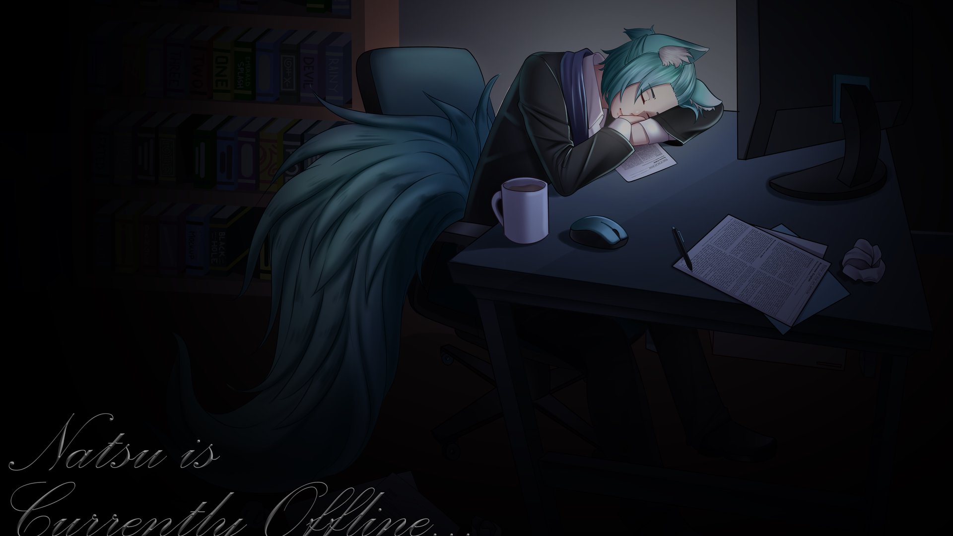 NatsuAtNight Offline Background