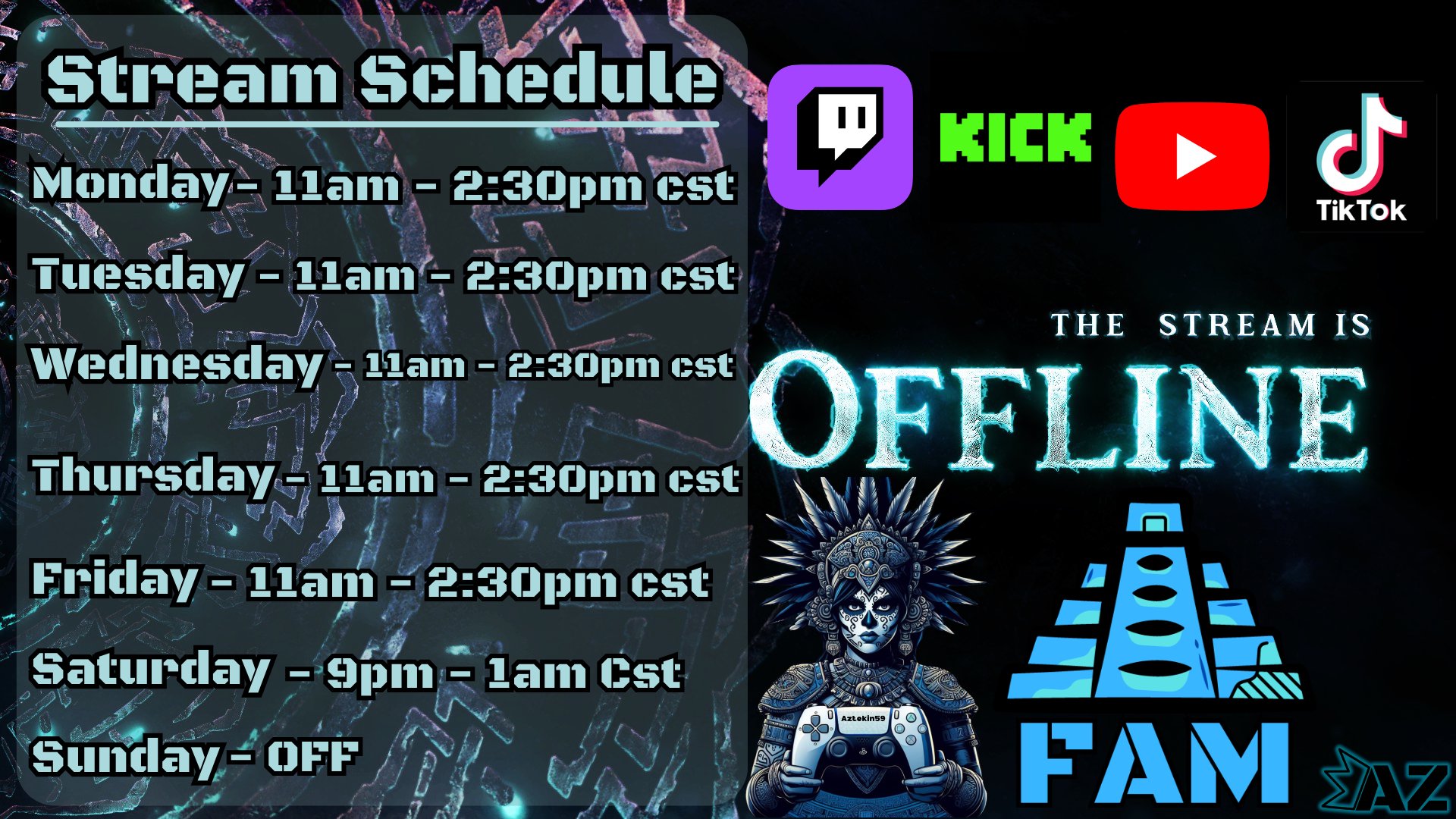 Aztekin59 Offline Background