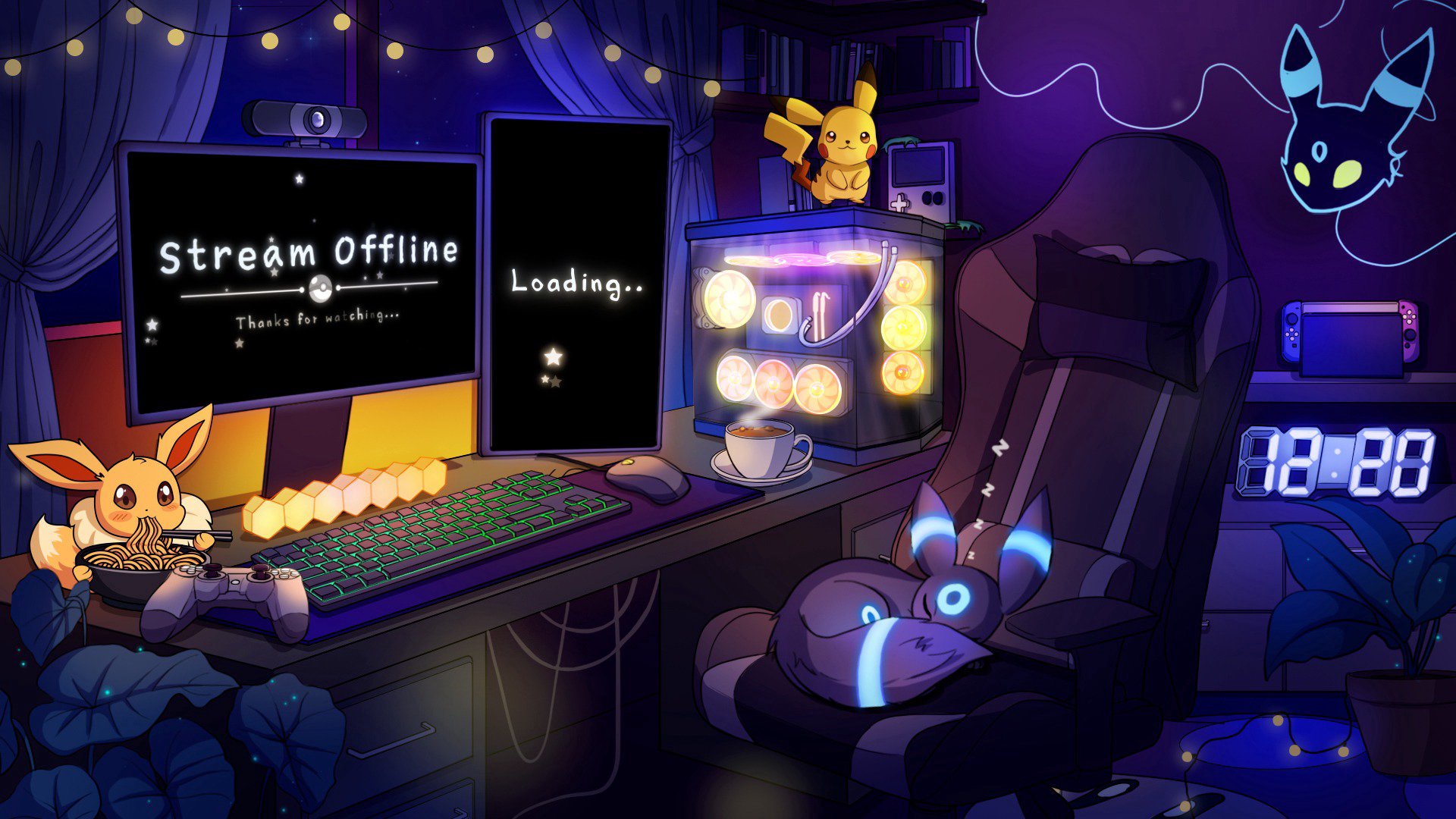 lunaflre23 Offline Background