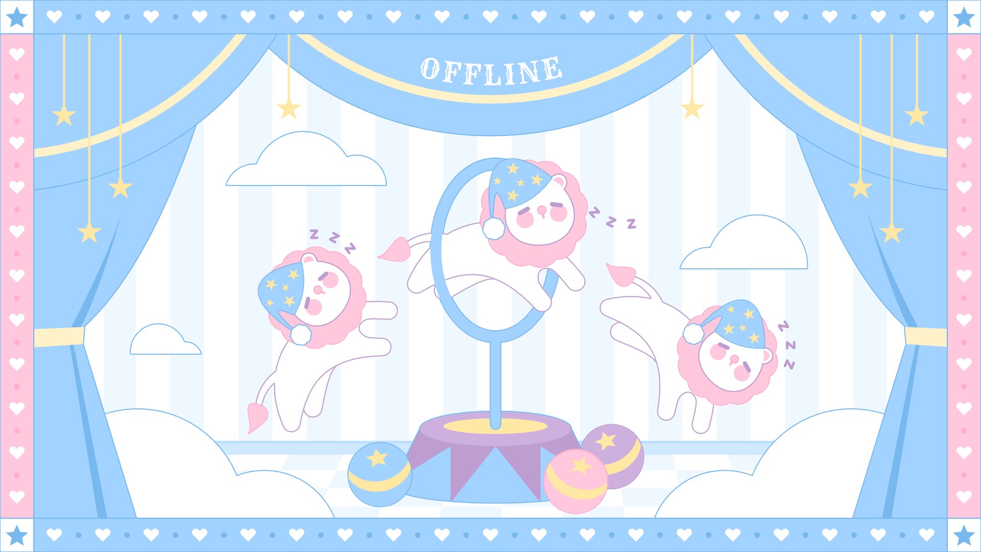 BubbleGumtheClown Offline Background