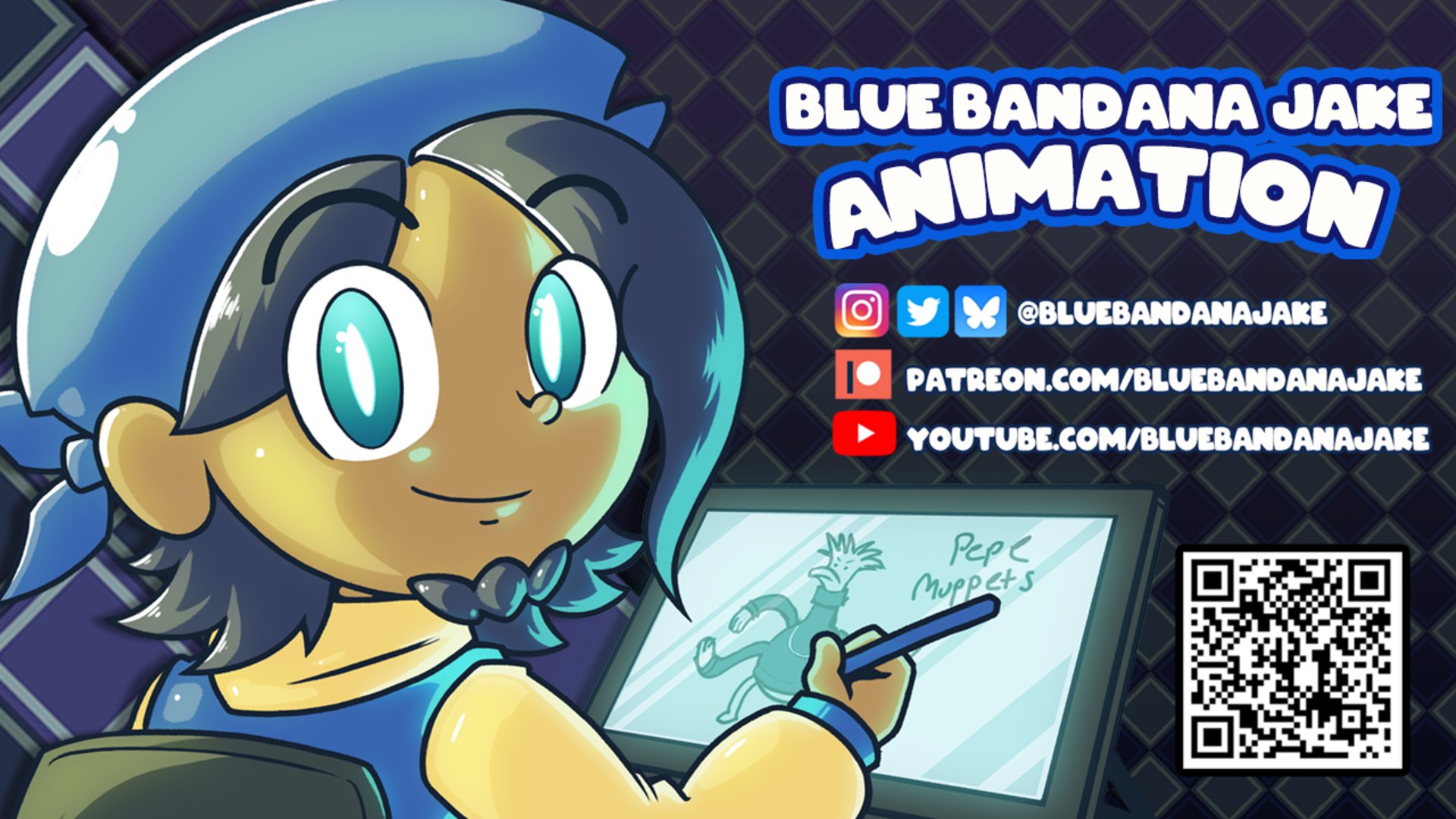 BlueBandanaJake Offline Background