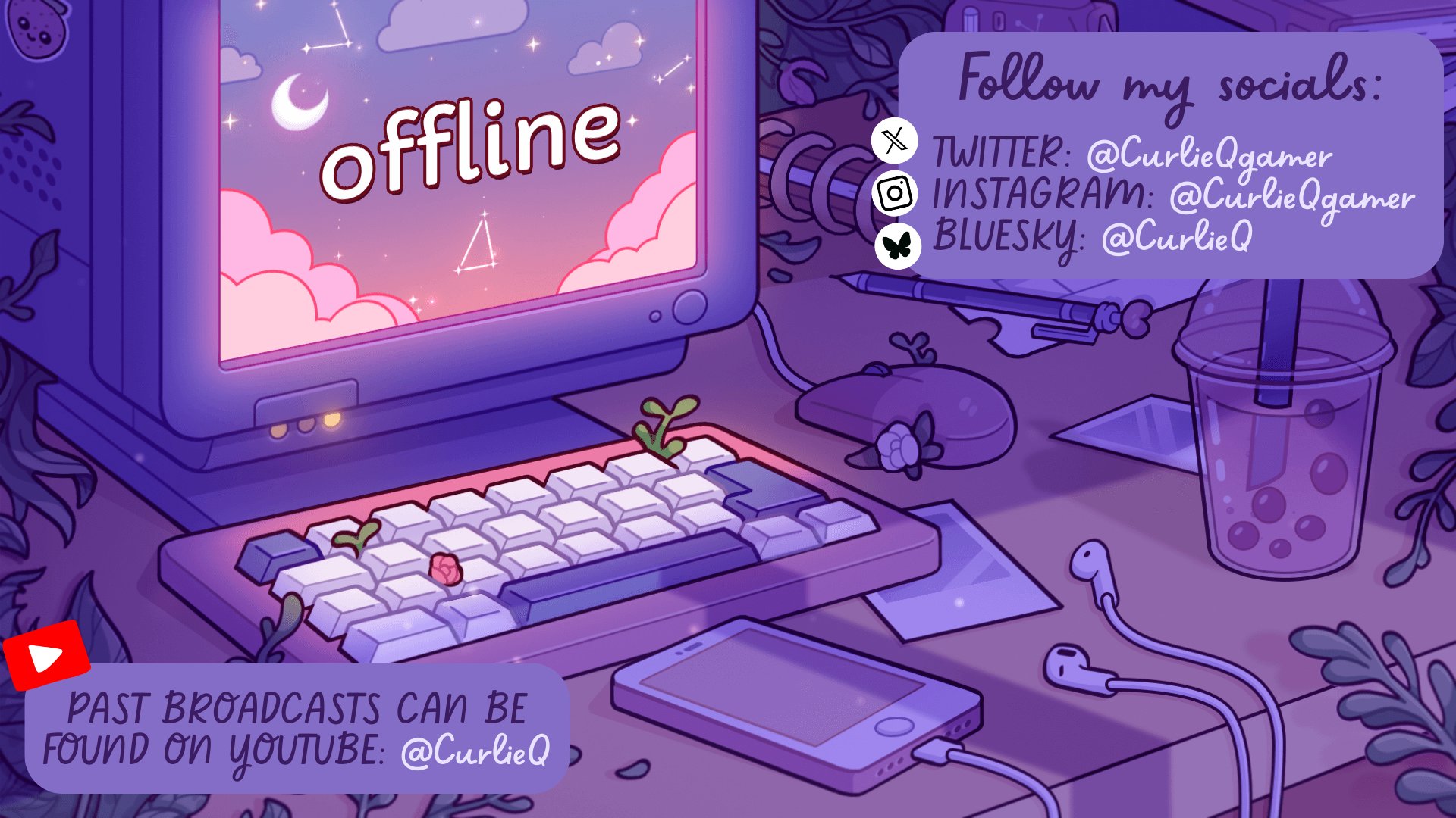 CurlieQ Offline Background