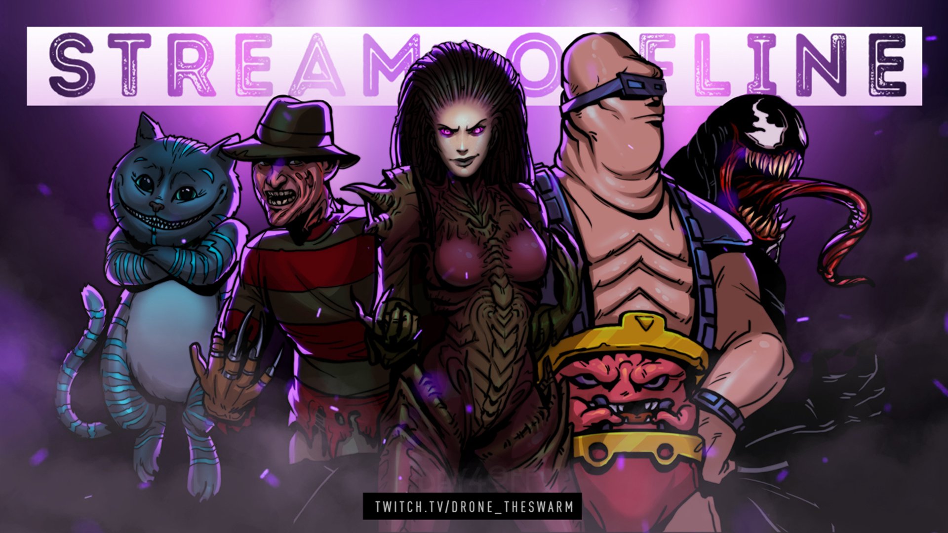 DRONE_TheSwarm Offline Background